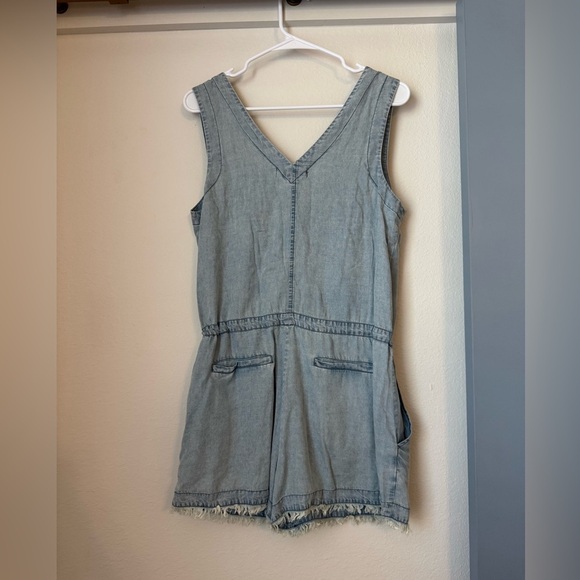 NWT Mustard Seed “Denim” Studded Romper - Picture 8 of 9